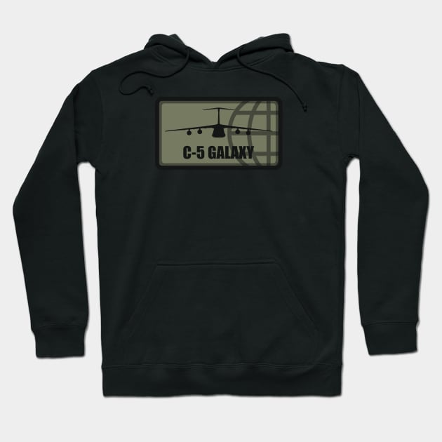 C-5 Galaxy Patch (subdued) Hoodie by TCP